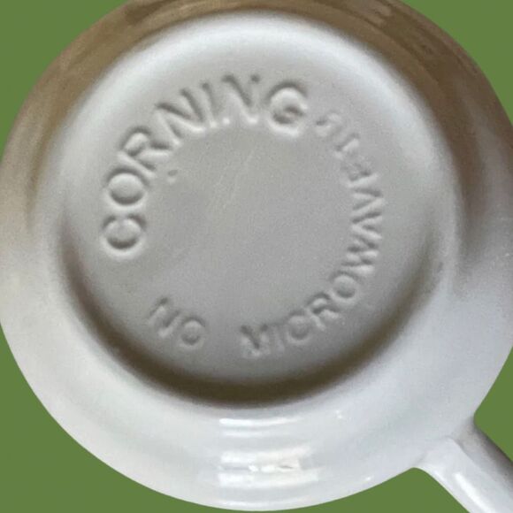 Set of 4 Vintage Corelle Corning Meadow Patterned Coffee Mugs - Picture 5 of 5